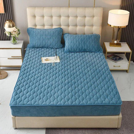 Ultrasonic Quilted Mattress Cover 100% Waterproof (Zinc)