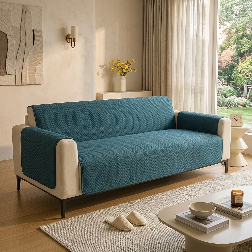 Mat Ultrasonic Sofa Cover-Sofa Runner (Zink)